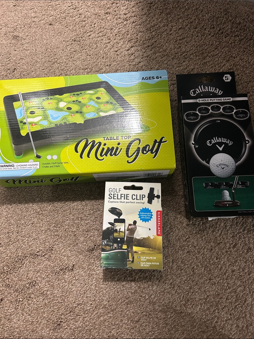 Callaway Mini Golf Tabletop Game - Green, Black, Blue